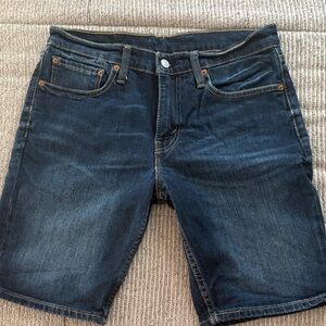 Levi's Dark Blue Jean Shorts for Men